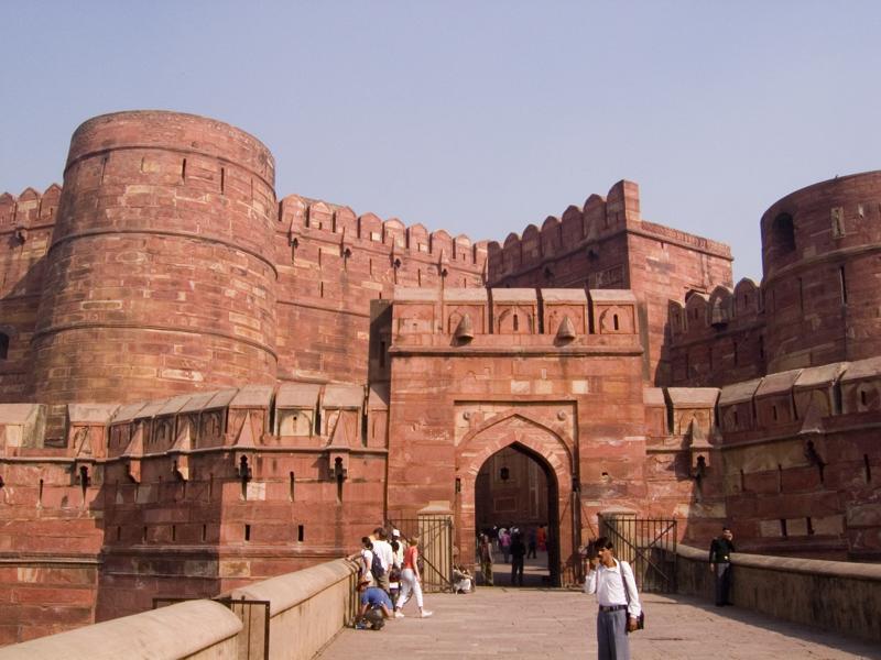 India-Agra Fort Taj Mahal_12_08_05_02
