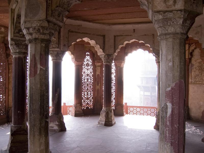 India-Agra Fort Taj Mahal_12_08_05_15
