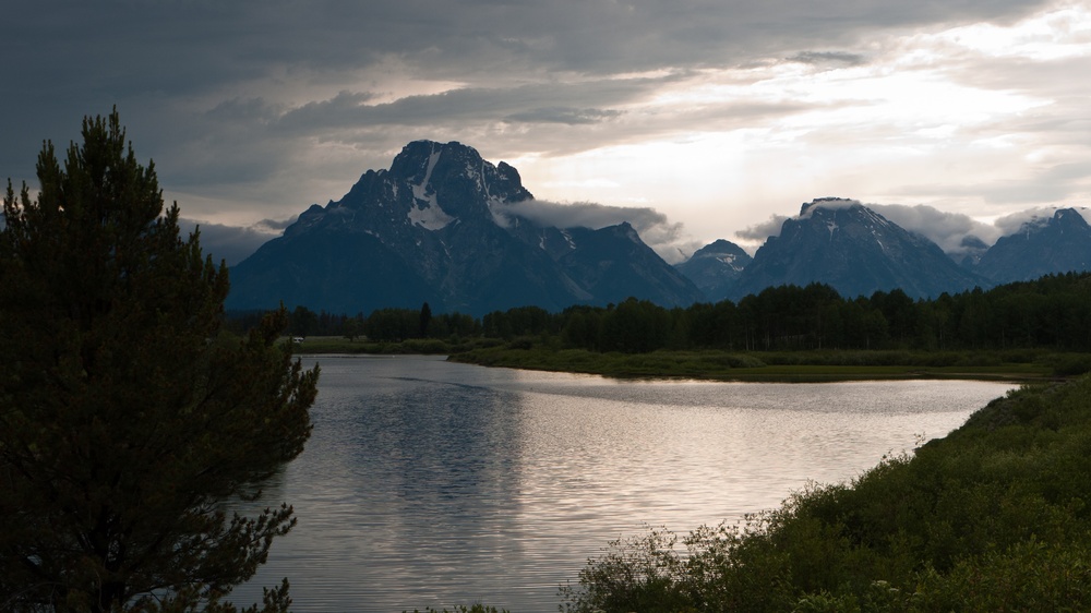 Tetons from Oxbow Bend