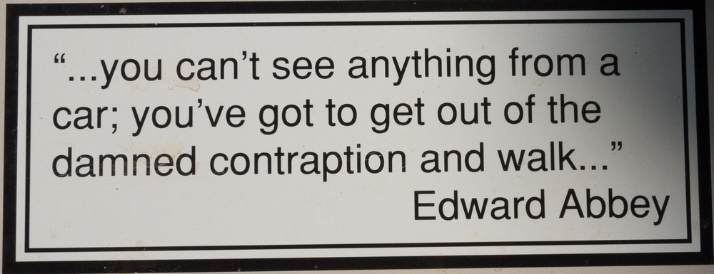 Good Advice from Edward Abbey